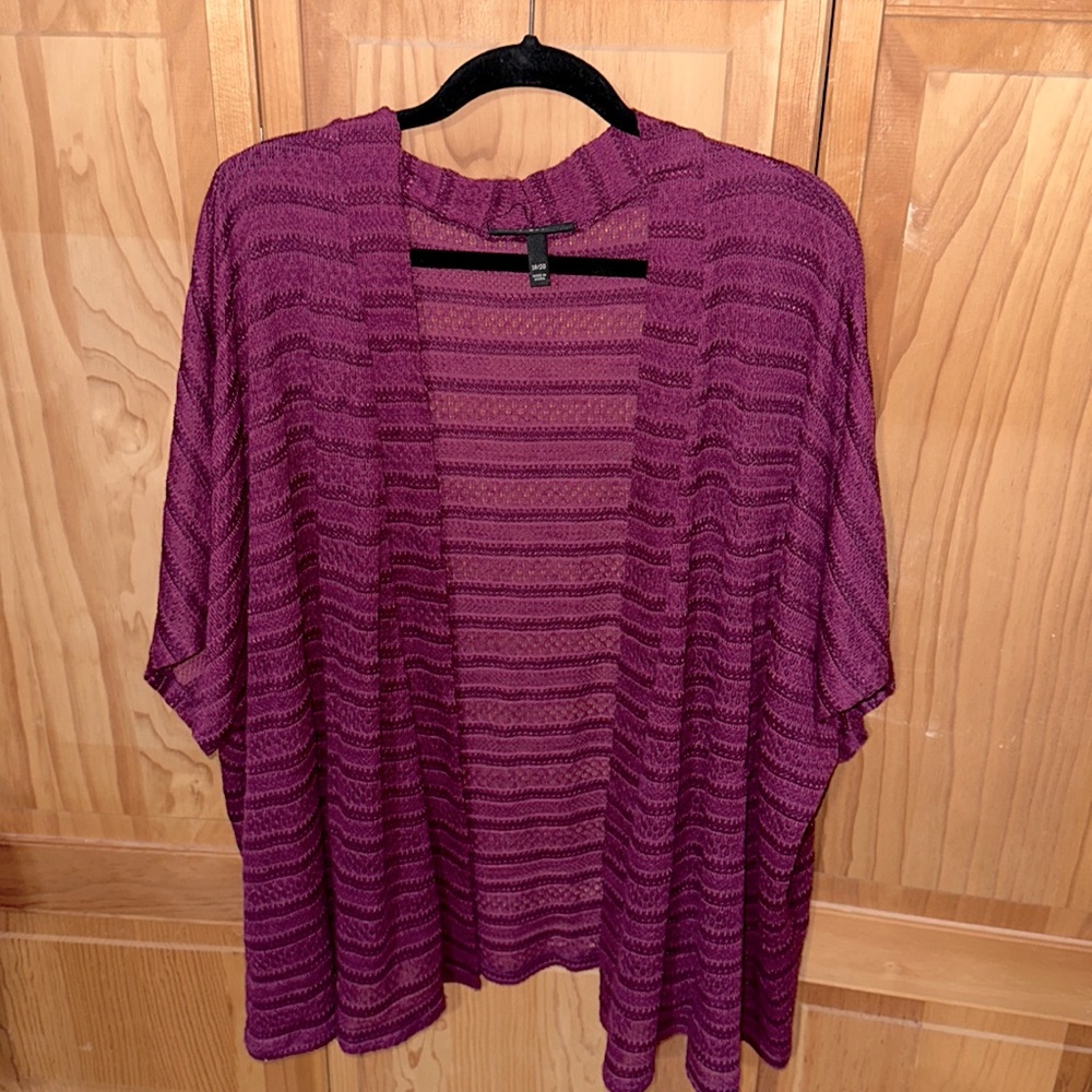 Lane Byrant Burgandy Shrug